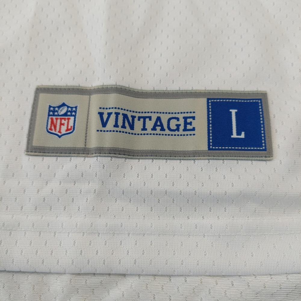 NFL Pro Line Vintage Miami Dolphins Jersey Blank Mens Large White Football New - Picture 6 of 9